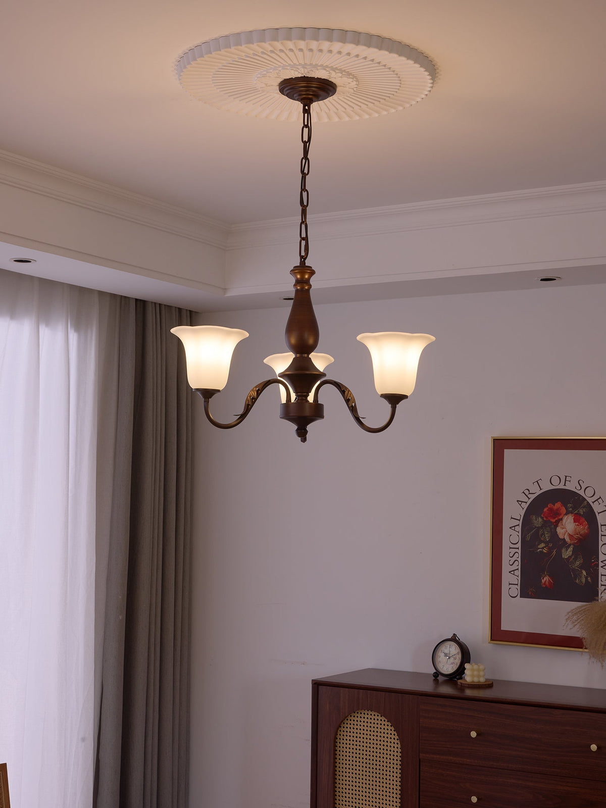 Uveleth Traditionele Elegantie glas Kroonluchter