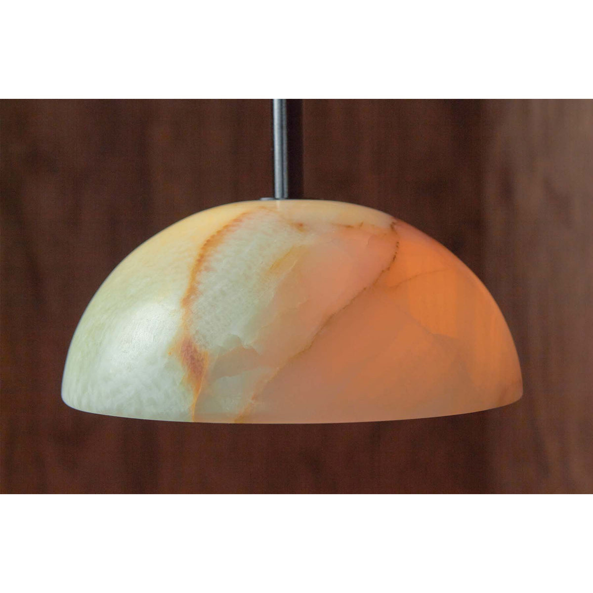 Eronex Moderne minimalistische elegantie hanglamp van glas van jade en messing