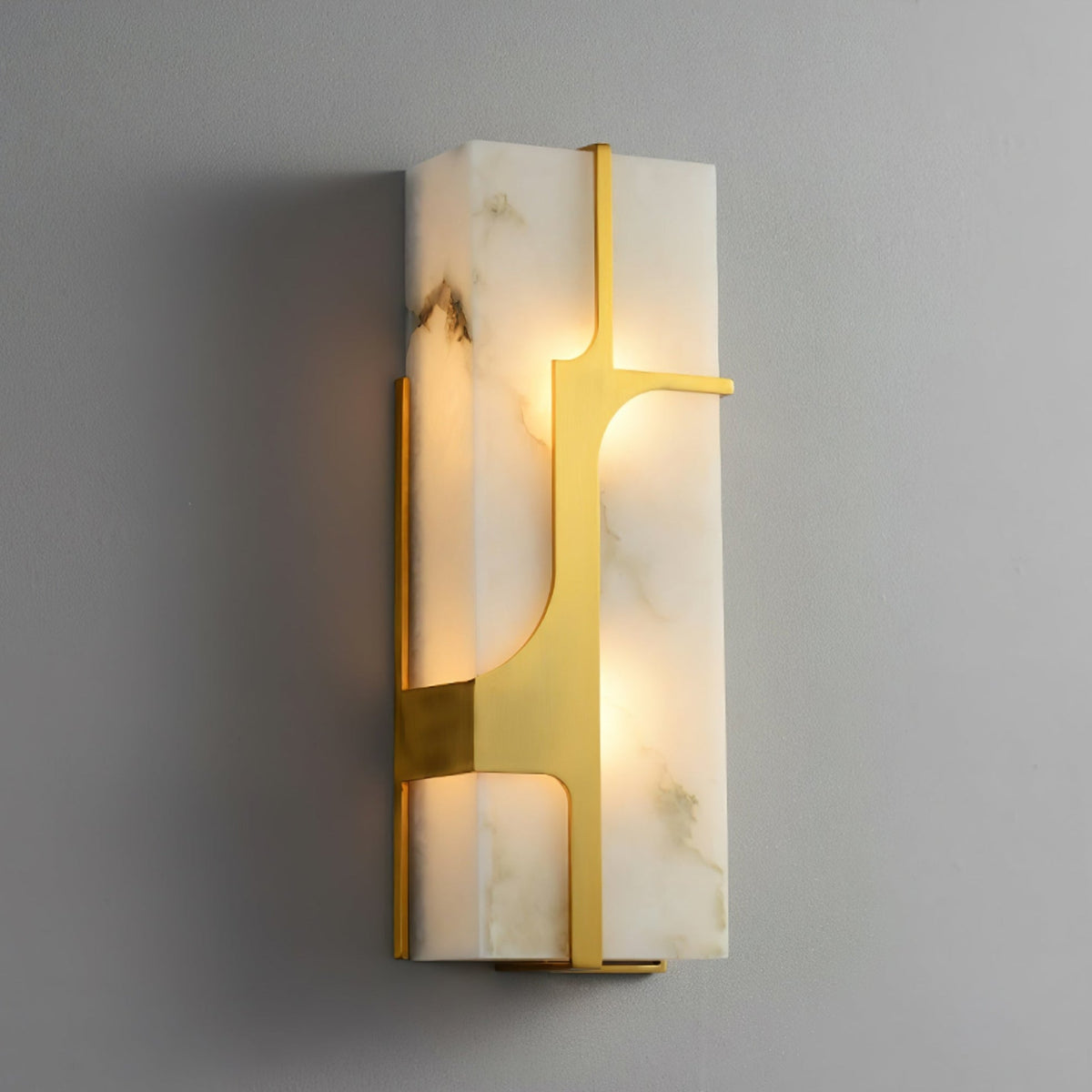 Ocarionis Geometrisch Albast Wandlamp