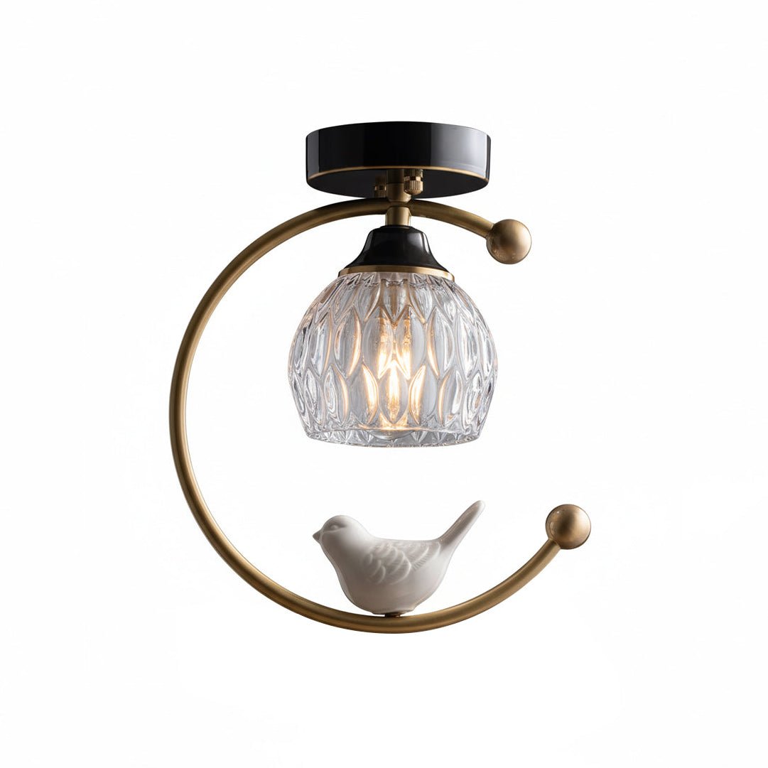 Otis Linearo Artistiek Keramiek Vogel Plafondlamp