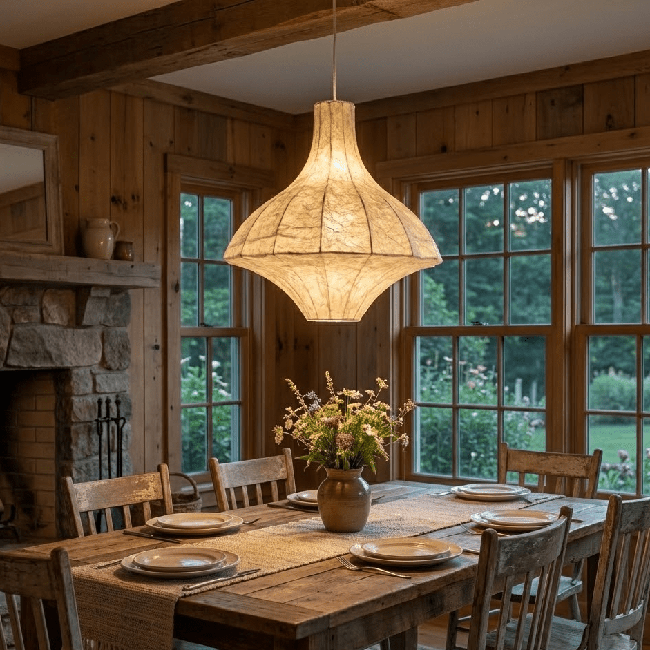 Aurielle hanglamp met zijden paviljoen