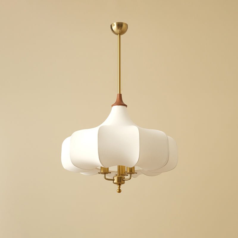 Jorath hanglamp van textiel en hout