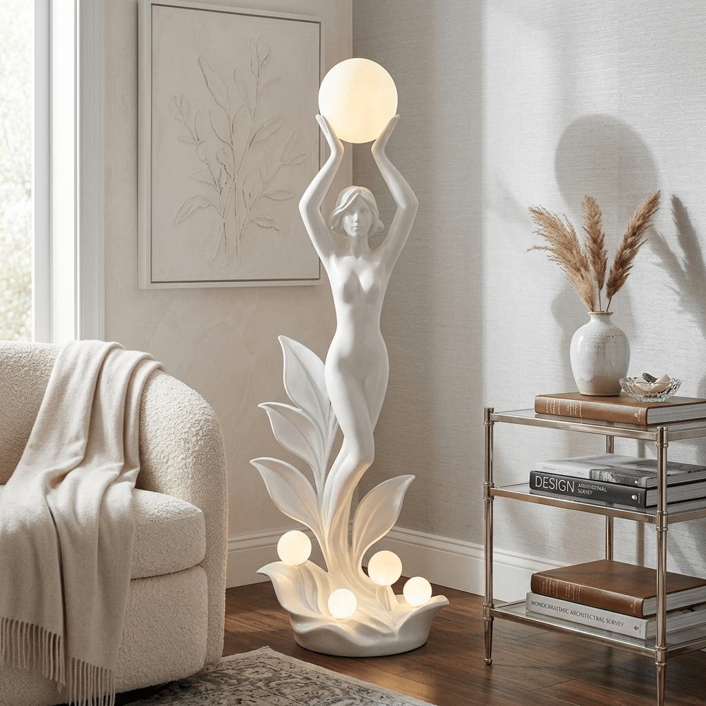 Galatea Aurora Muse sculpturale vloerlamp