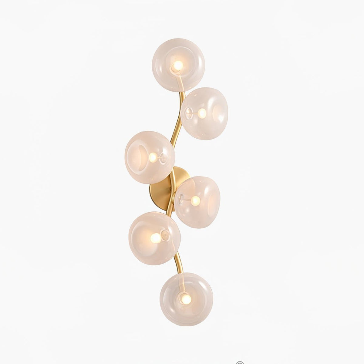 Velarina wandlamp Vine Noordse Kunst glas Metaal
