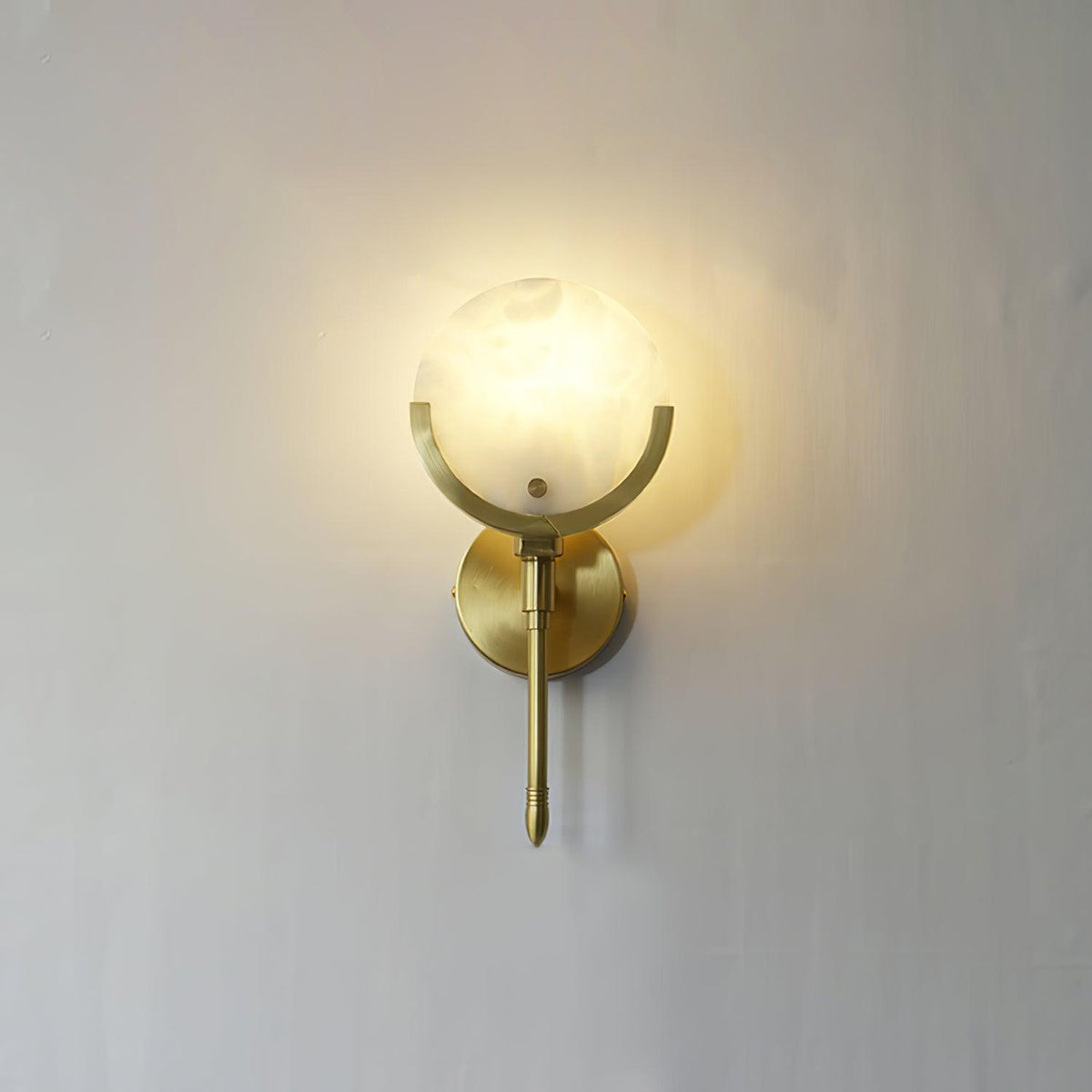 Aminex Sphere albasten wandlamp