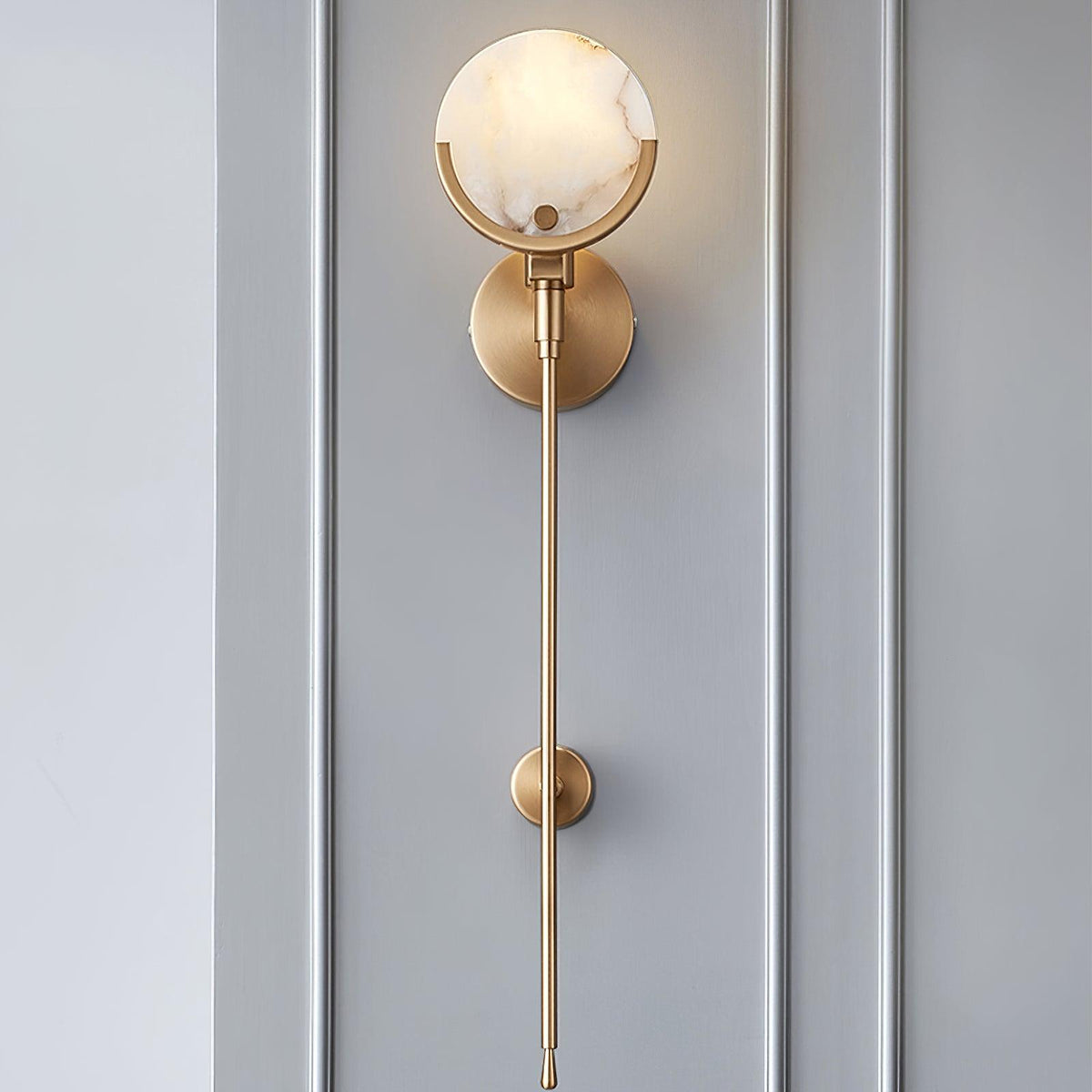 Aminex Sphere albasten wandlamp
