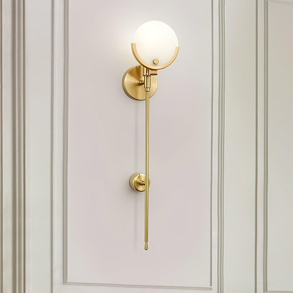 Aminex Sphere albasten wandlamp