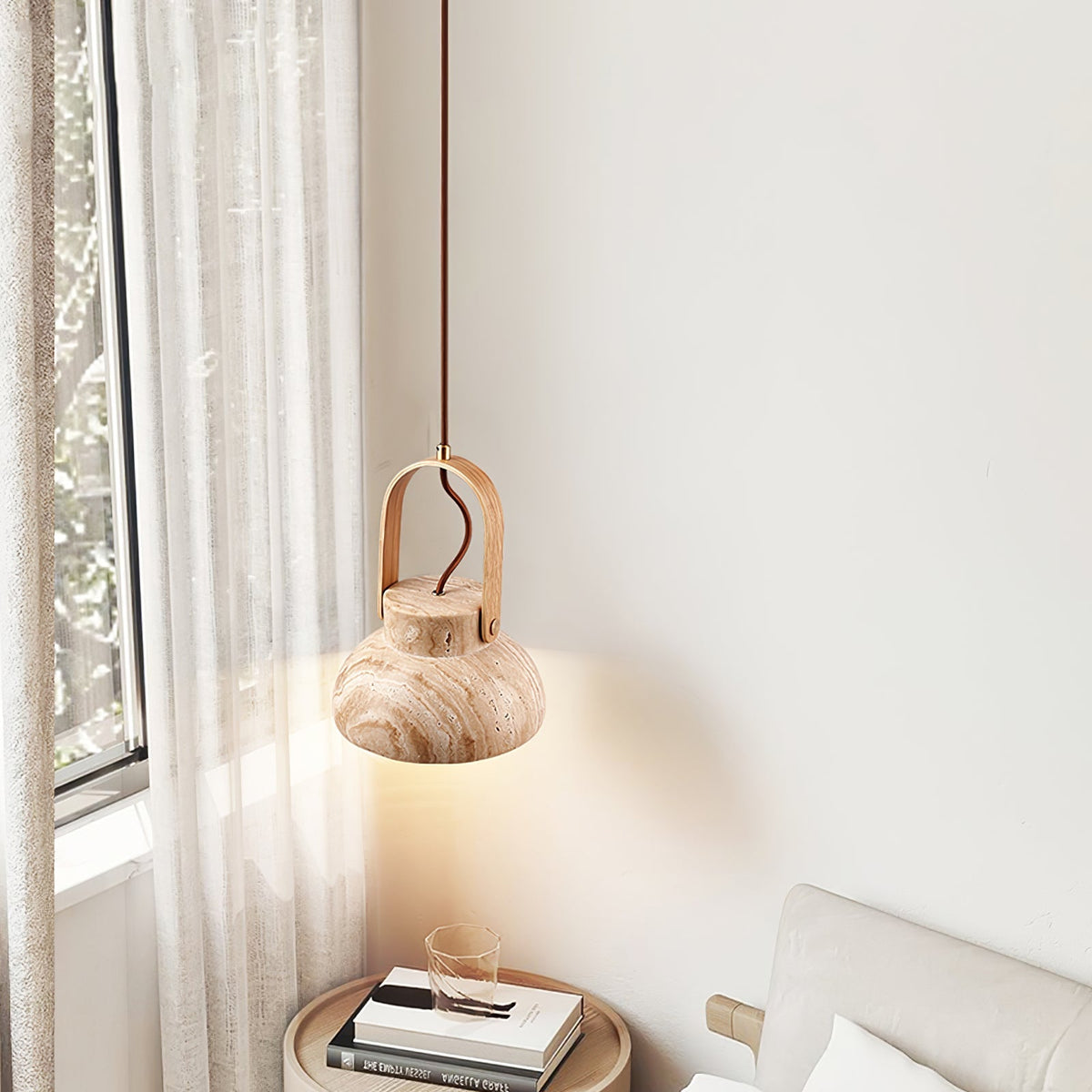 Frix travertin hanglamp