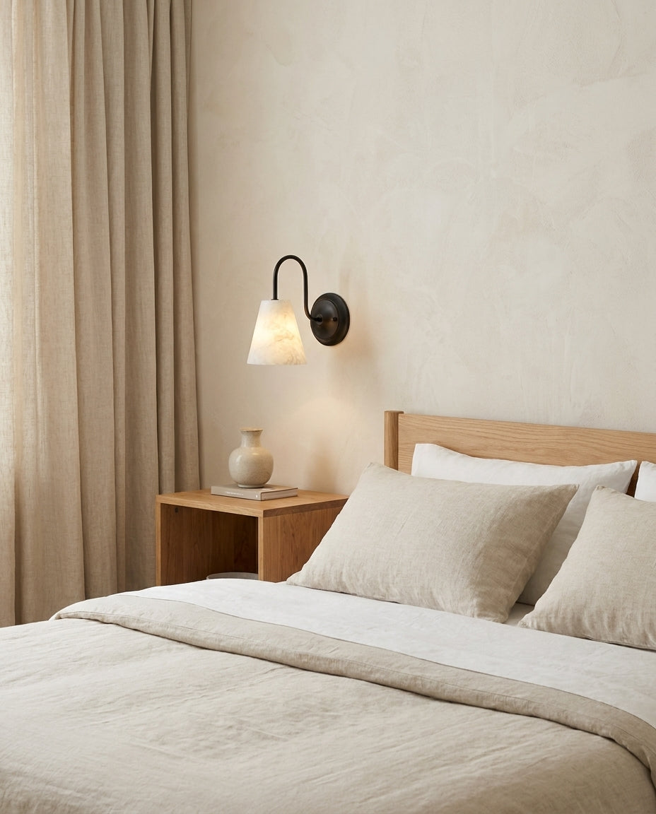 Bexstone Albasten wandlamp