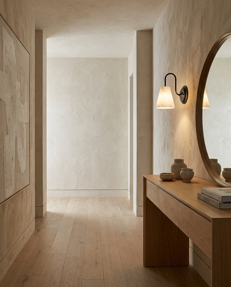 Bexstone Albasten wandlamp