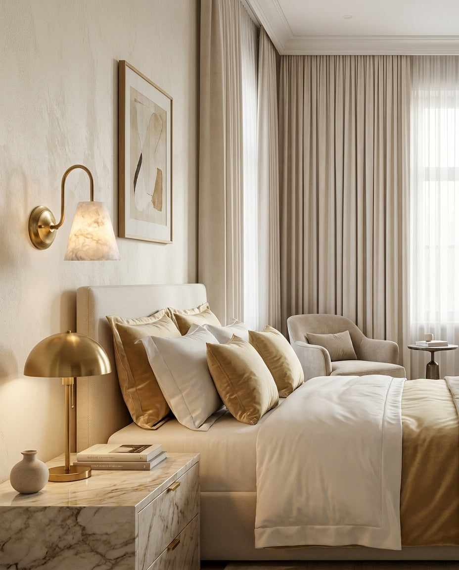 Bexstone Albasten wandlamp