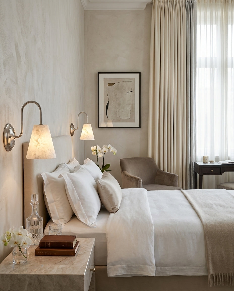 Bexstone Albasten wandlamp
