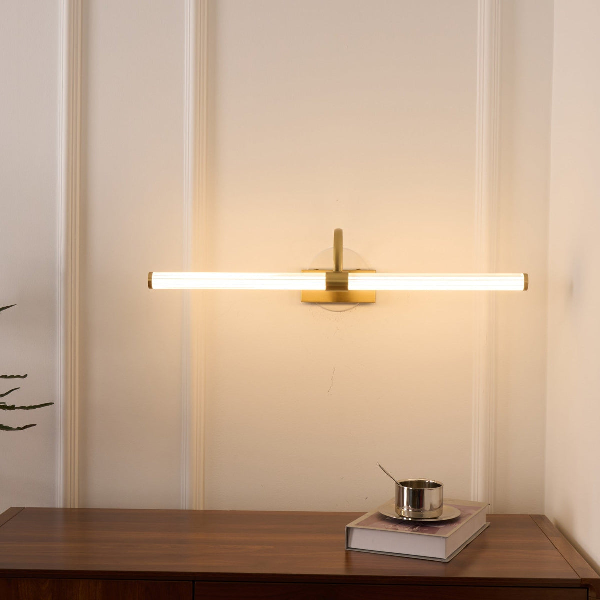 Beryl Moderne minimalistische wandlamp van messing