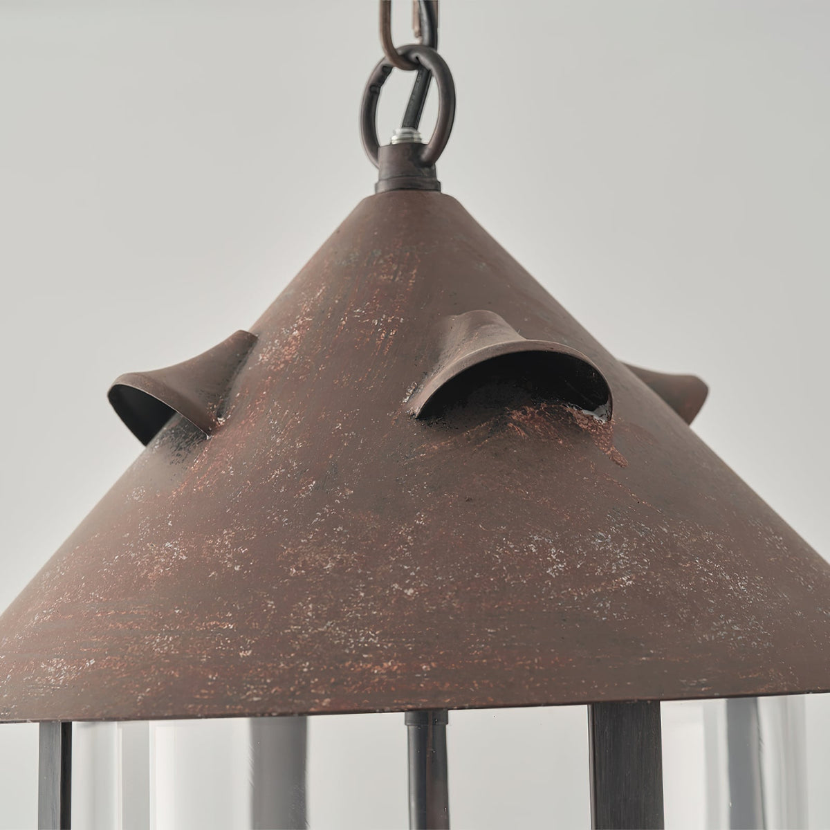 Tinduvyh Vintage Industriële hanglamp van Metaal en glas