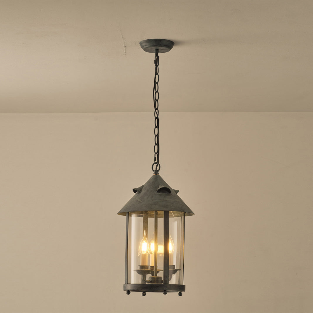 Tinduvyh Vintage Industriële hanglamp van Metaal en glas