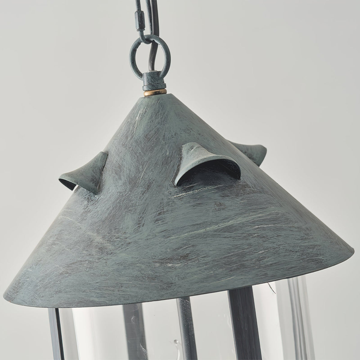 Tinduvyh Vintage Industriële hanglamp van Metaal en glas