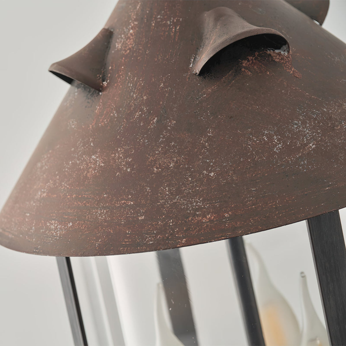 Tinduvyh Vintage Industriële hanglamp van Metaal en glas