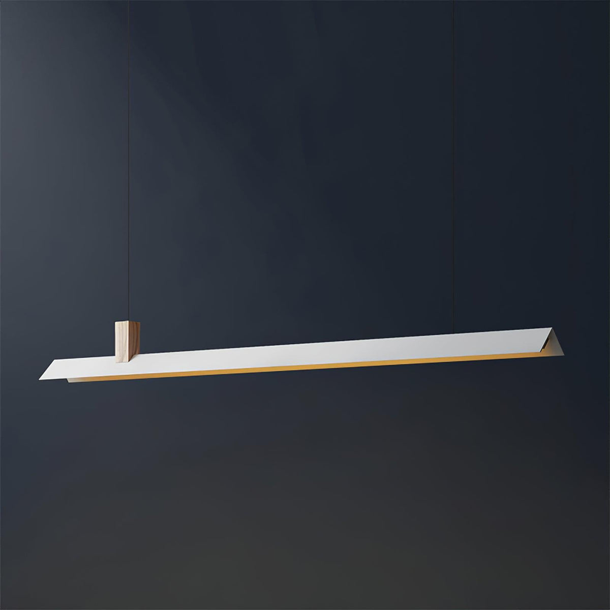 Linea Minimalistische hanglamp van hout