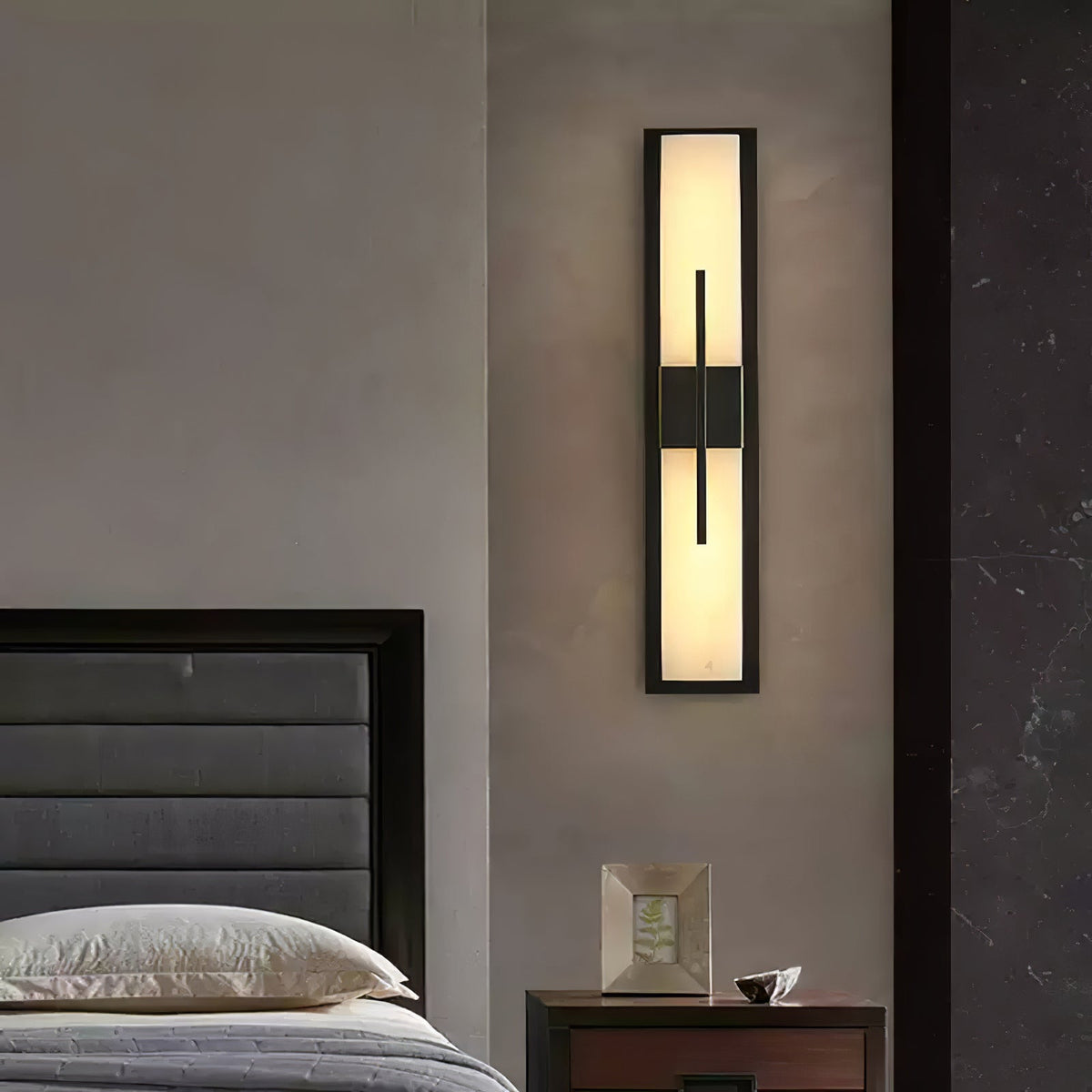 Vellmure Twin albasten wandlamp