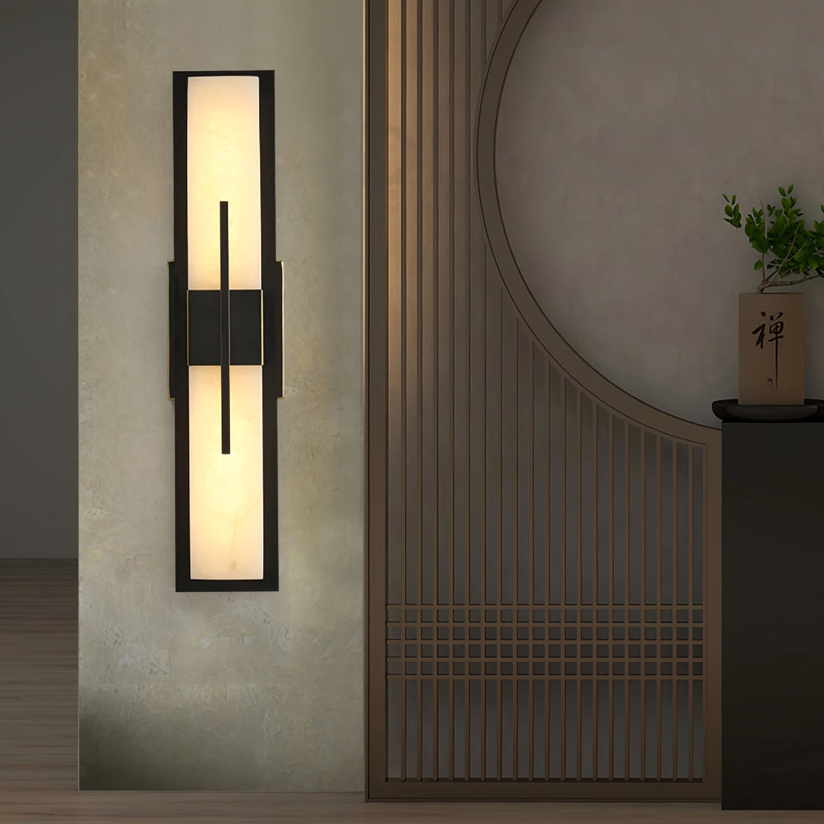 Vellmure Twin albasten wandlamp