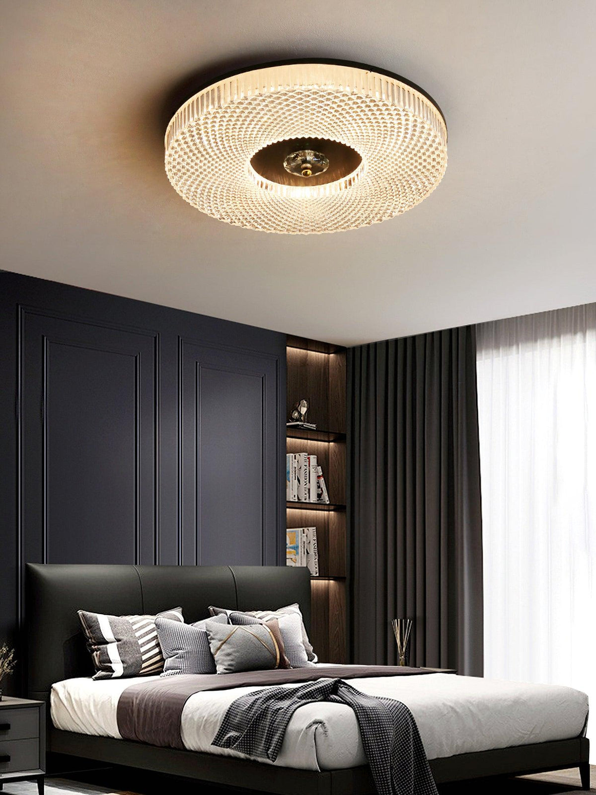 Nirenaine LED vlakke plafondlamp acryl