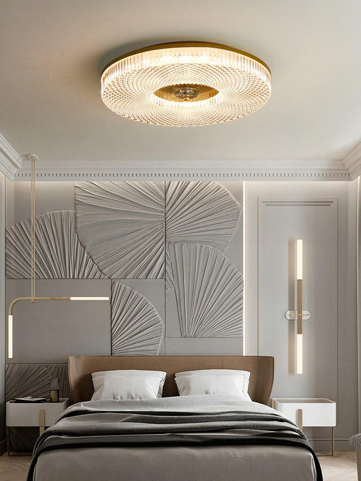 Nirenaine LED vlakke plafondlamp acryl