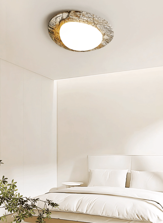 Huxr marmeren plafondlamp