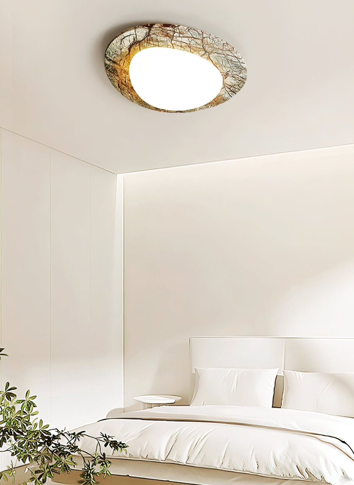 Huxr marmeren plafondlamp