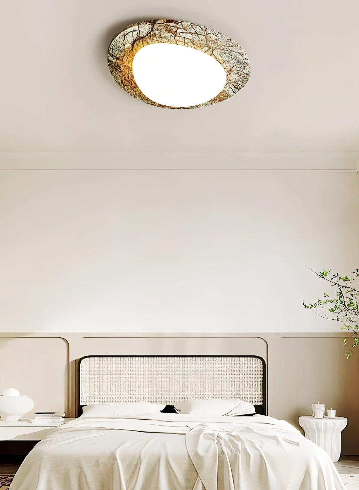 Huxr marmeren plafondlamp