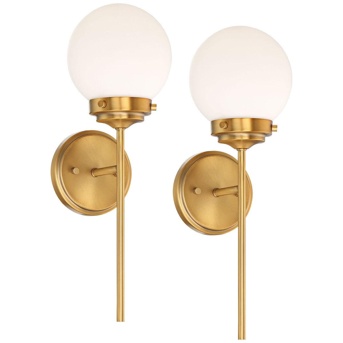 Waegnuvyh moderne minimalistische messing wandlamp van glas