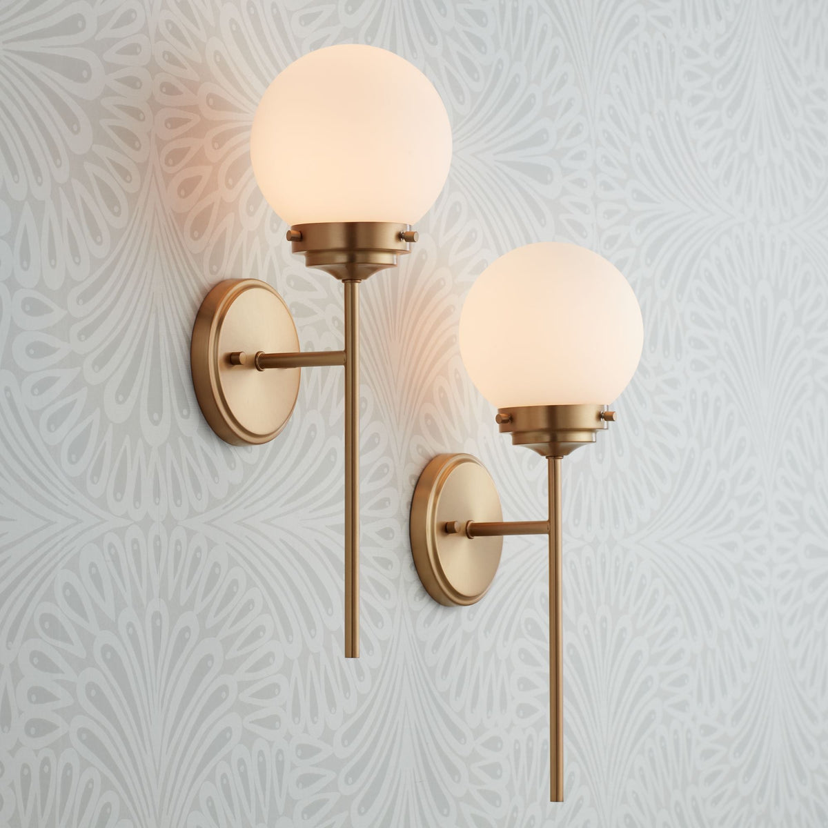 Waegnuvyh moderne minimalistische messing wandlamp van glas