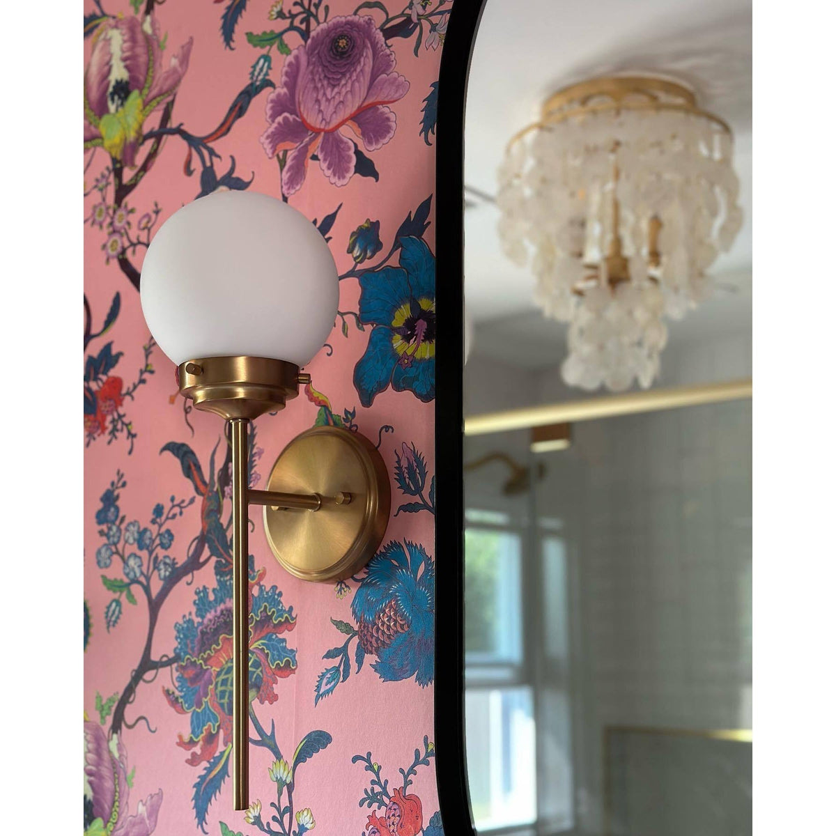Waegnuvyh moderne minimalistische messing wandlamp van glas