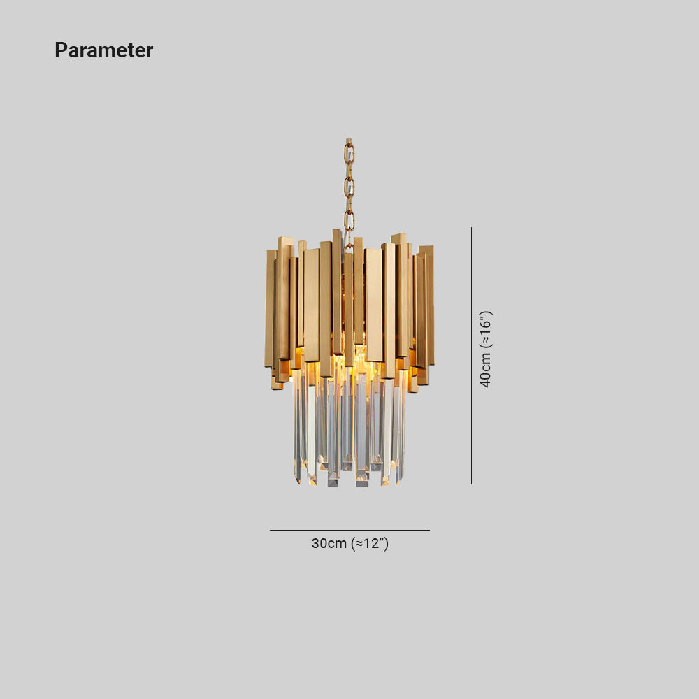 Kristy Moderne Design LED Hanglamp Metaal Crystal Woonkamer Keuken