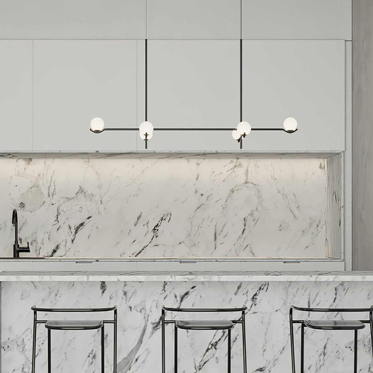 Bora Minimalistische glas hanglamp