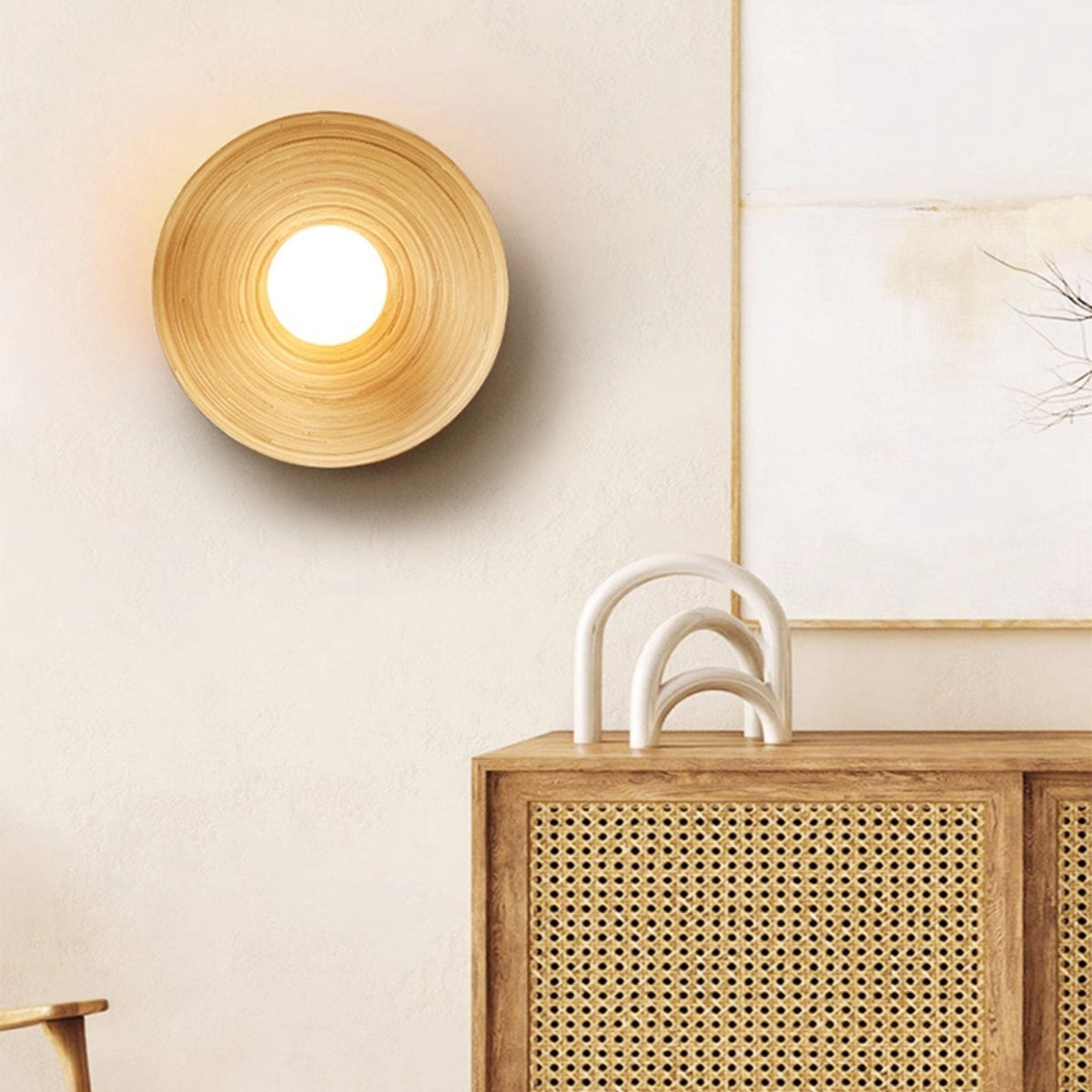 Arialine Bamboe Aura wandlamp