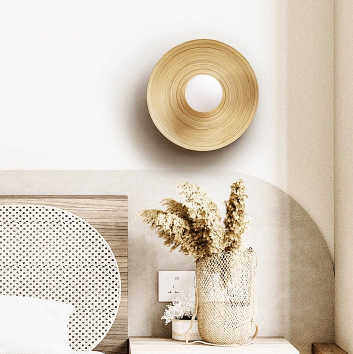 Arialine Bamboe Aura wandlamp