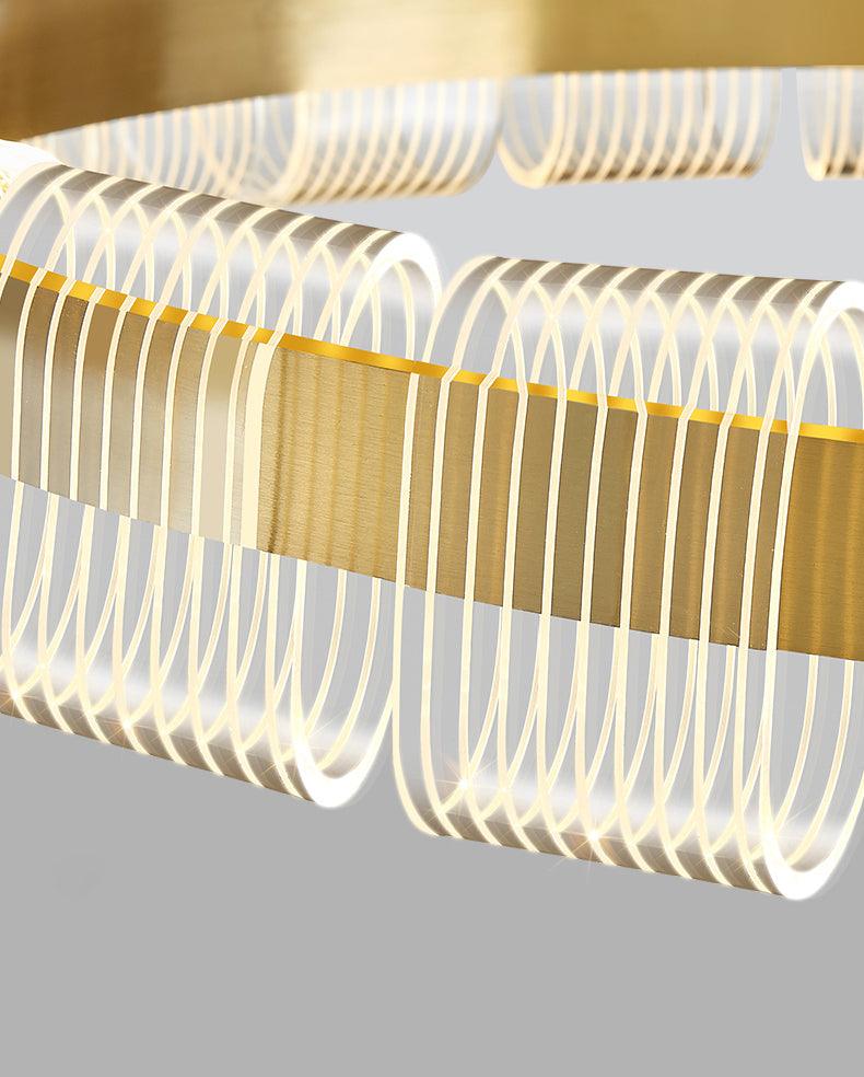 Abrahamson Moderne minimalistische luxe kroonluchter met bangle