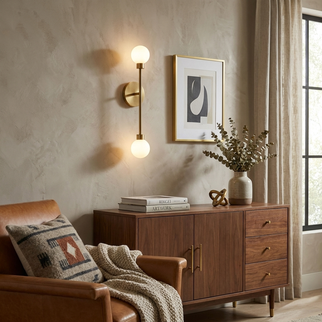 Sedgeford Albasten wandlamp