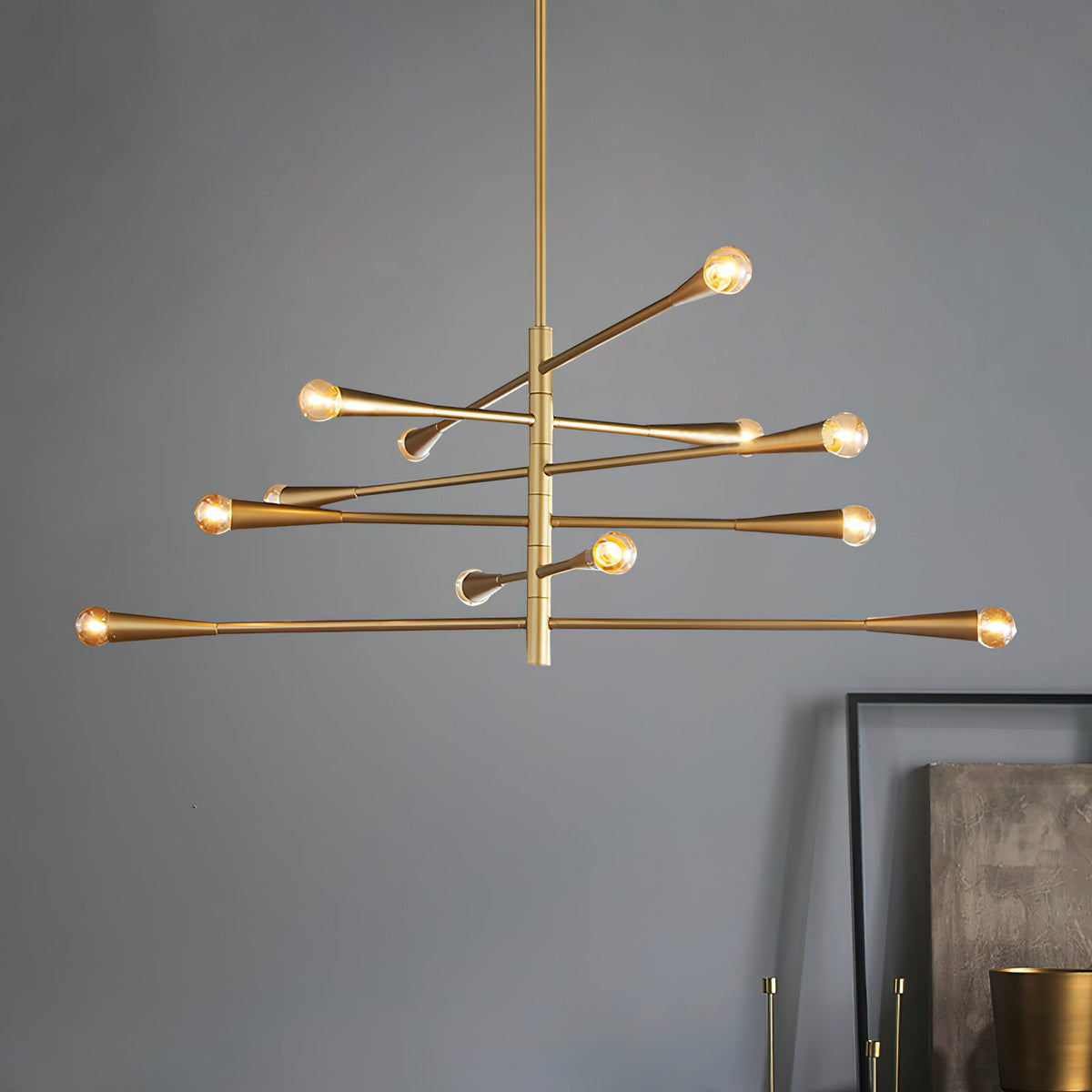 Sifuvyu Moderne Minimalistische Kroonluchter van messing