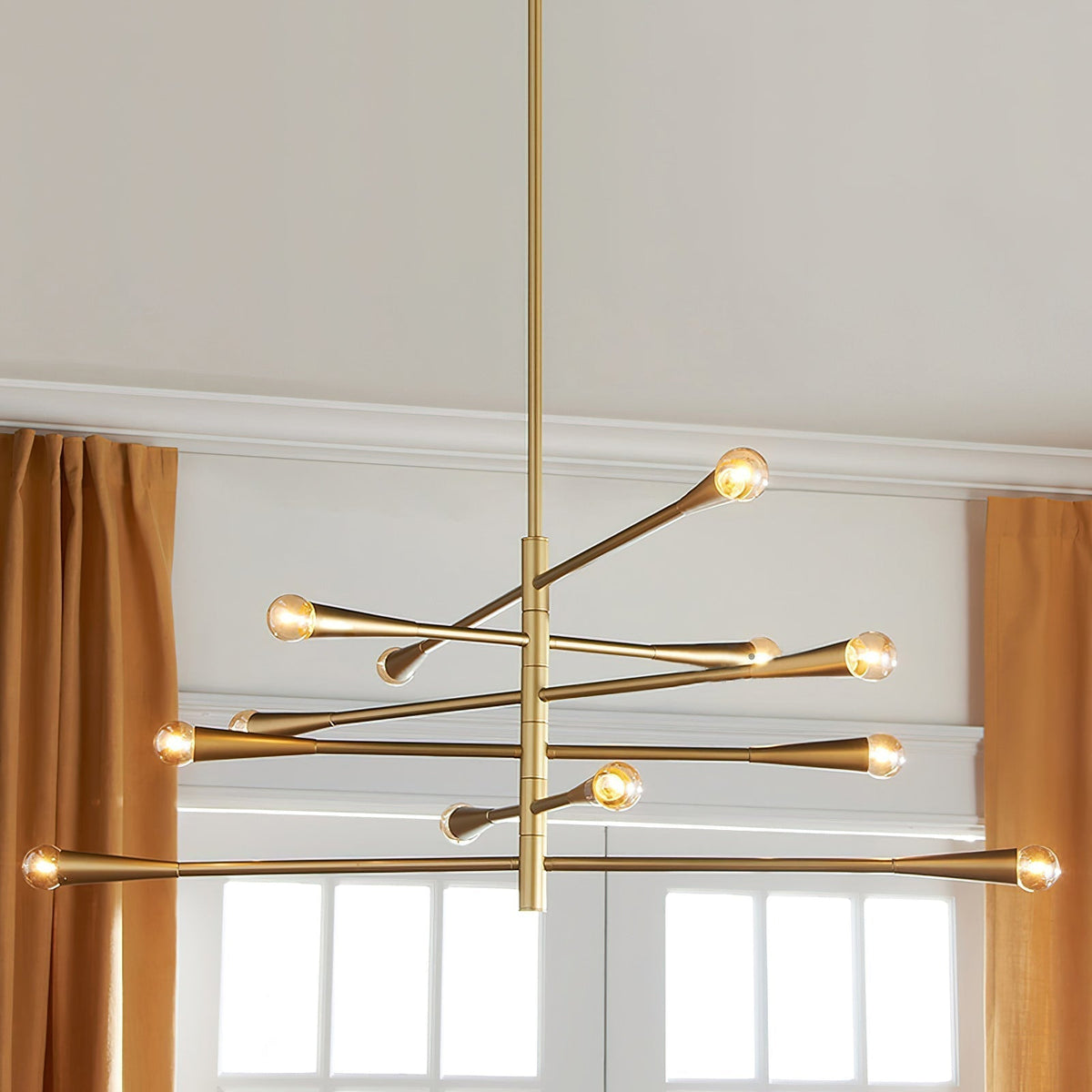 Sifuvyu Moderne Minimalistische Kroonluchter van messing