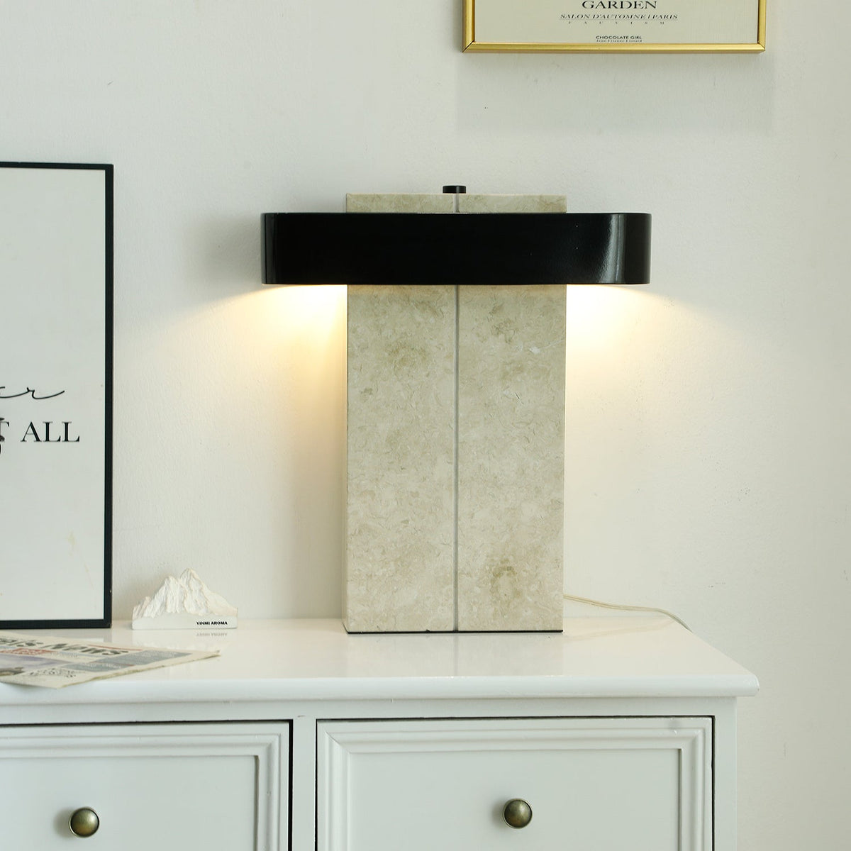 Abram Moderne tafellamp van marmer