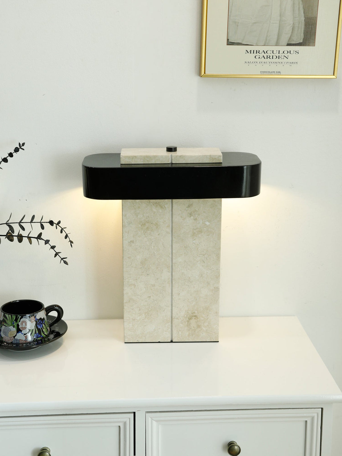 Abram Moderne tafellamp van marmer