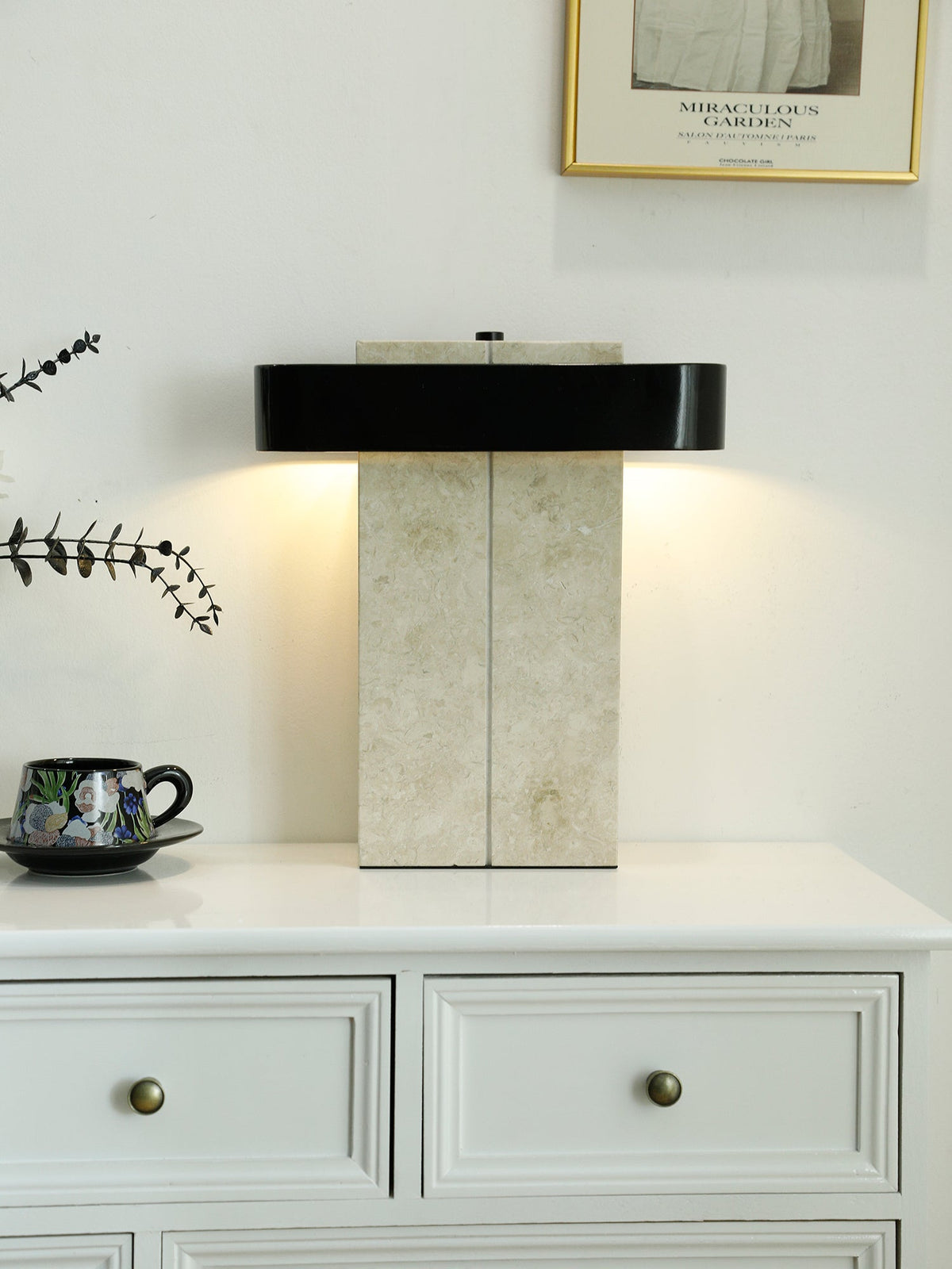 Abram Moderne tafellamp van marmer