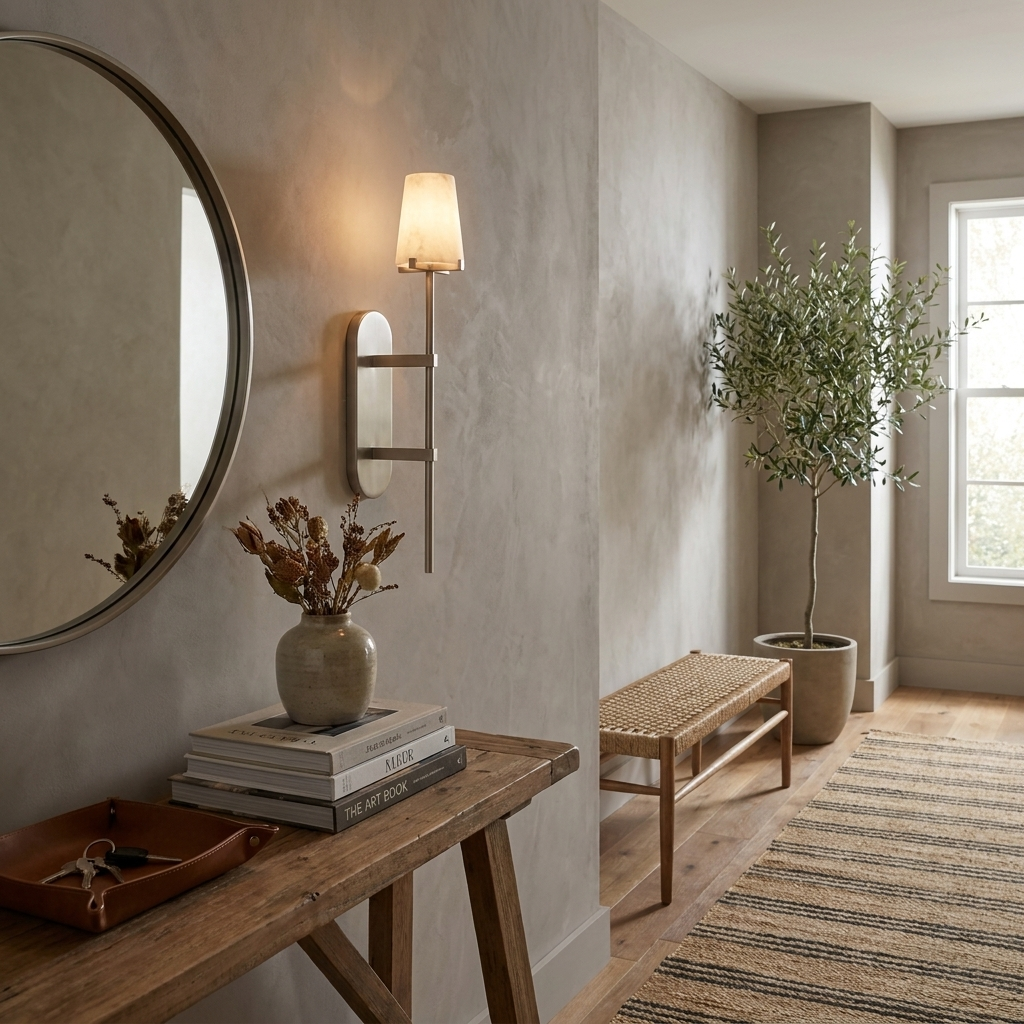 Bexcombe Albasten wandlamp