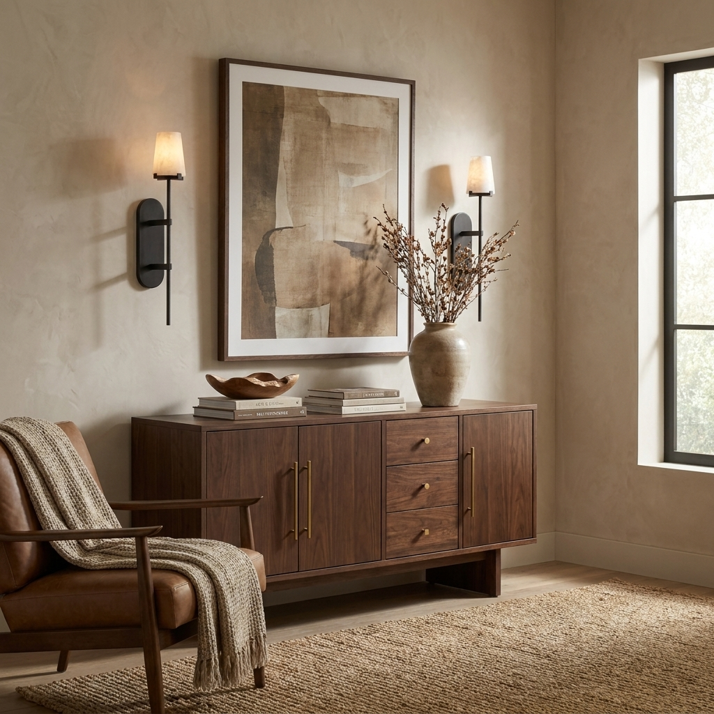 Bexcombe Albasten wandlamp