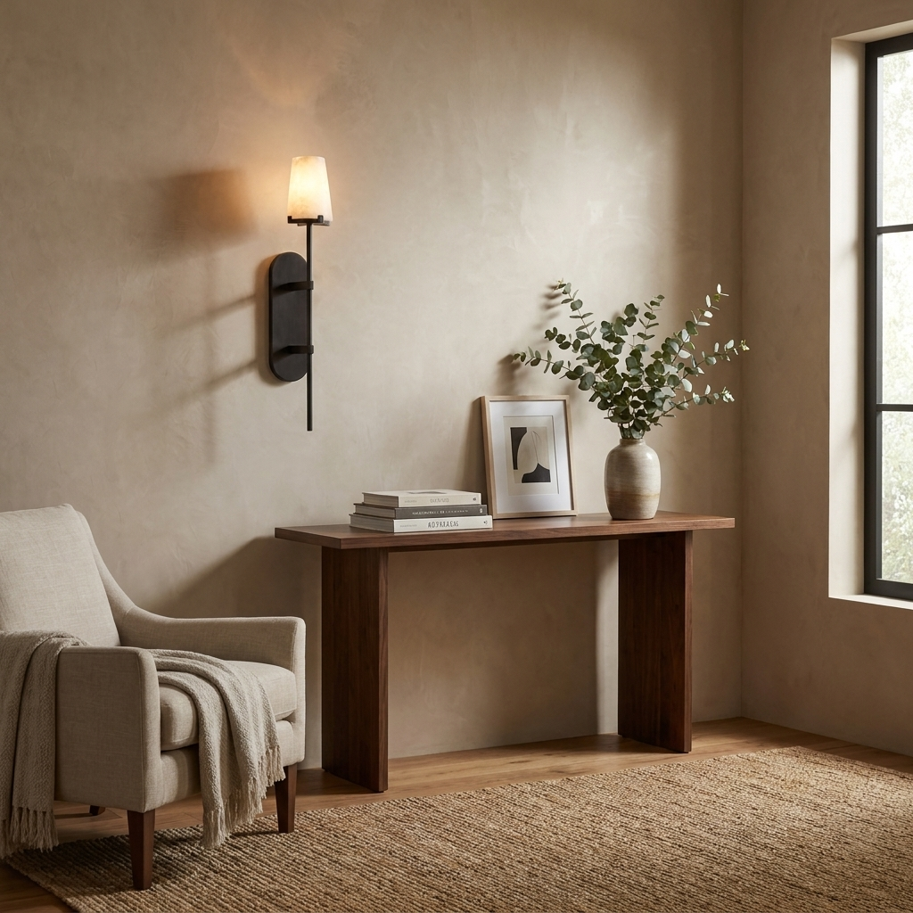 Bexcombe Albasten wandlamp