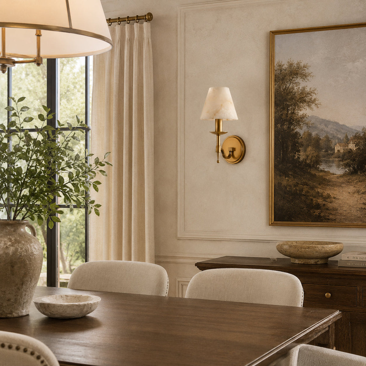 Opal wandlamp