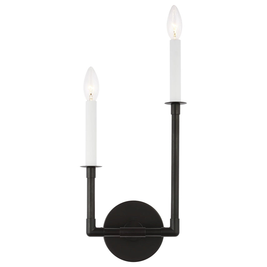 Alvuvyh moderne minimalistische wandlamp van zwart metaal