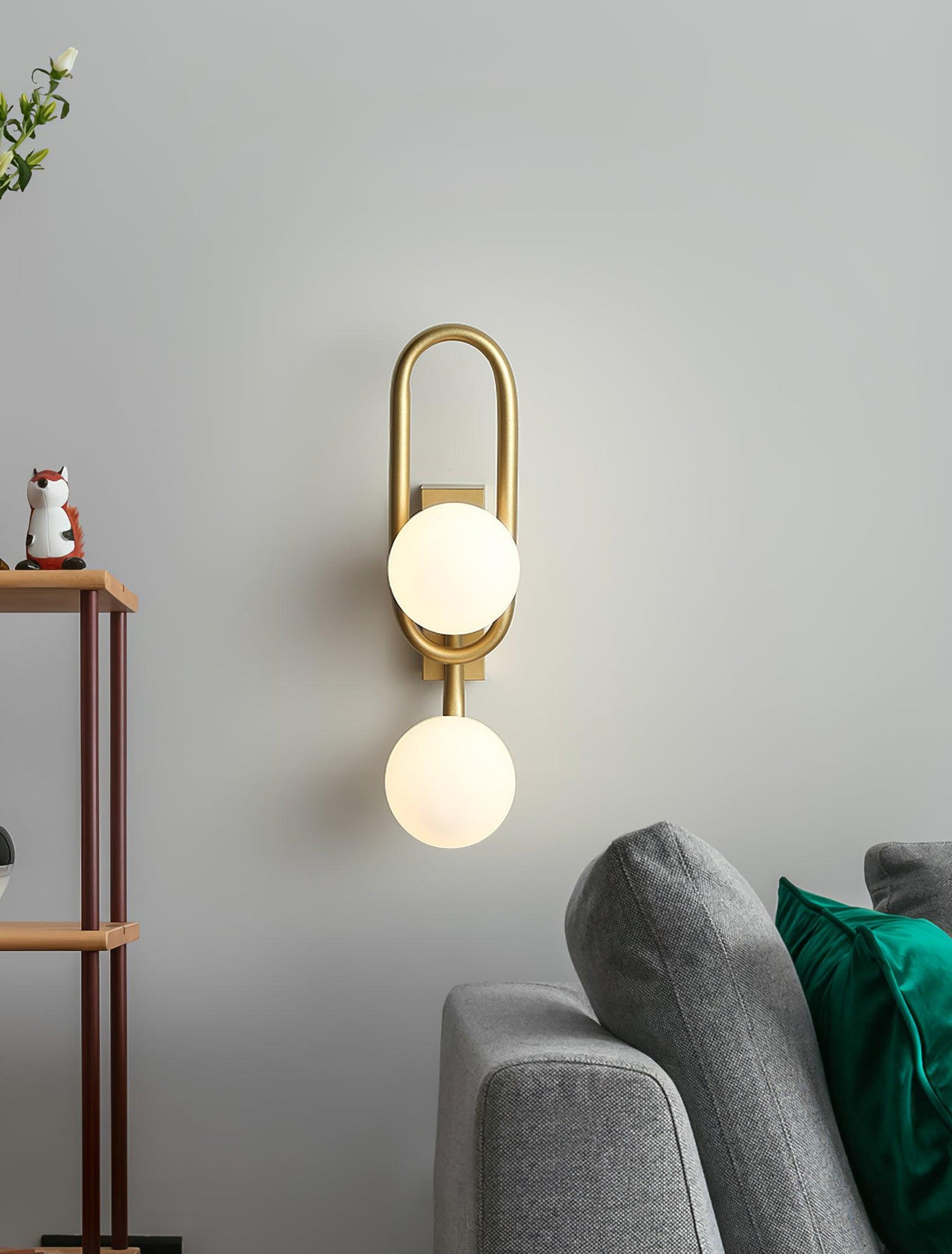Alphaia Moderne minimalistische wandlamp van glas