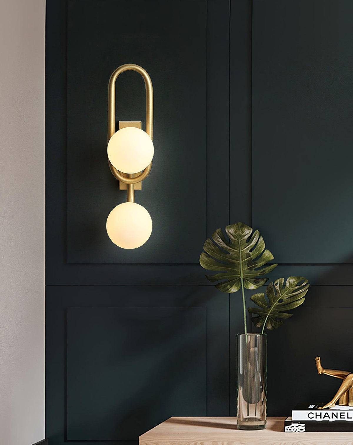 Alphaia Moderne minimalistische wandlamp van glas